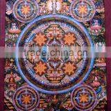 Beautiful Mandala Thangka Handpainted in Nepal thumbnail-1