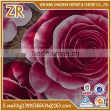 King Size 3d Printed Bed Sheet Fabric/4 Pieces thumbnail-1