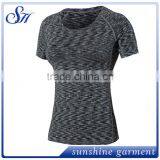 Wholesale High Quality Women Gym T-shirts Running Fitness Wear thumbnail-4