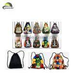 Print Polyester Useful School Drawsting Bags For Sport thumbnail-1