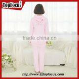 Adult 100% Cotton Pink Pig Sleepsuit Pajamas Mascot Costume thumbnail-5
