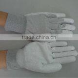 PU palm coated esd gloves for industrial use