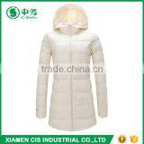 Popular Style Colorful Winter Shiny Ladies Long Down Jacket With Hood thumbnail-5