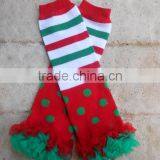 New Baby Leg Warmers With Ruffles and Good Quality Cotton Legging Chevron Ruffle Leg Warmers Infant Socks Leggings thumbnail-2