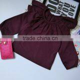 Flower Design Collar Long Sleeve Blouse Baby Girl Spring Autumn Clothes Wholesale thumbnail-4