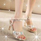 Zm50084b 2017 Summer New Style Chunky Heels Ladies Sandals Europe Sexy Women Shoes thumbnail-1