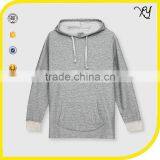 2017 Hot Sell Gym Fitted Blank Sport Pullover Grey Printed French Terry 100% Cotton Custom Hoodies Pullover Men thumbnail-1