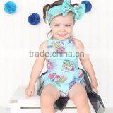 Baby Romper One-piece Suit Mermaid Cartoon Infant Romper thumbnail-1