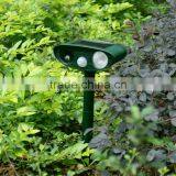 New Solar Power Ultrasonic Wave InfraRed Sensor Dog Pest Repeller Chaser Dual Animal Scarer Solar Panel Dog Repeller thumbnail-3