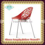 2015 Hot Well Sold Cheap Malaysia Flower Outdoor Plastic Chair thumbnail-3