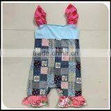 New Born Lap Shoulder Bodysuit High Quality Pink Dots Baby Onesie Cute Girls Onesie Flower Pattern Cute Infant Romper thumbnail-2