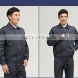 Juqian Quality Work Cloth Manufacturer China Breathable Gray Blue Unisex Workwear Uniform Industrial Uniform thumbnail-3