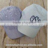 Hot Sale Personalised Fashionable Seersucker Baseball Cap thumbnail-6