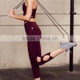 Wholesale Camel Toe Women Yoga Pants Tumblr With Picot Performance Cutouts thumbnail-4