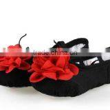 Softy Comfortable Professional Canvas Faric Children's Ballet Dance Shoes thumbnail-3