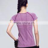 Women's Outdoor Running Combined Sports/yoga Wear t Shirt Plain Fitness Tops thumbnail-4