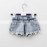 Summer Simple New Style Lace Wholesale Girls Denim Shorts thumbnail-5