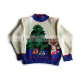 Children Christmas Bear Pattern Design Wholesale Cashmere Sweaters in China thumbnail-3