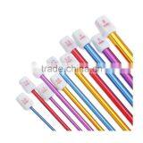 Charmkey High Quality Aluminum Crochet Hook Set Single Point Afghan Crochet Hook thumbnail-3