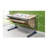 E1 PB Students Rectangular Adjustable Drawing Desk / Table Home Furniture