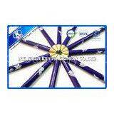 Fancy Purple Children Graphite Pencil Set With Paster , Cylindrical thumbnail-1