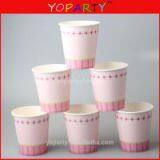 Baby Pink Paper Cup Polka Dot Paper Straw Paper Plate thumbnail-1