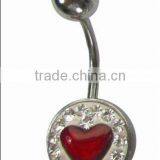 Love in Navel Piercing Body Jewelry thumbnail-1