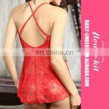 Wholesale Red Lace Mature Lingerie Sexy Women thumbnail-2