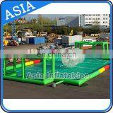 Giant inflatable soccer field for sale, outdoor inflatable soccer pitch for fun