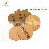 Muticoulour Customized Design Die Cut 100*100mm Wood Coaster Squarecork Coaster thumbnail-2