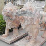 Hot Selling Outdoor Marble Animal Lion Sculpture