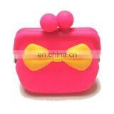 Kisslock Lady Fashion Coin Purse Customized Women Silicone Change Purse Wallet thumbnail-4