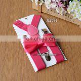 Kids Suspenders & Bow Tie Set for 1-10T 32colors Baby Unisex Braces Elastic Y-back Accessories thumbnail-5