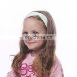 Girl Solid Nylon Headband Kids Concise Handmade Headwear 10colors thumbnail-6