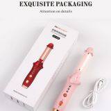 New Design USB Charging 2-1 Fast Heated Mini Hair Curler Straightener Electric Portable Multifunction Fashion Hair Styling thumbnail-4