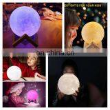 Newish Modern Desk Wood Holder Christmas Decor Magnetic Rechargeable Custom Led Lunar Shape Night Starry SKY 3D Moon Lamp Light thumbnail-7