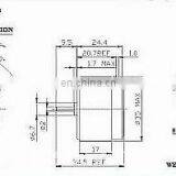 EG-530AD 530 Motor Miniature DC Motor EG-530AD-2F 6-12V Motor for Home Recording Spread Duplicate Machine thumbnail-2