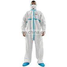 Type 5/6 Disposable Bound Stitched Seams Microporous Coveralls thumbnail-3