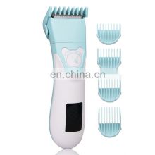 Quiet Safety Kids Electric Hair Trimmer Pro Rechargeable Waterproof Cordless Baby Hair Clipper