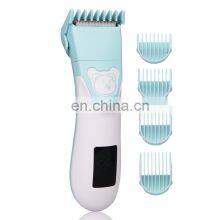 Quiet Safety Kids Electric Hair Trimmer Pro Rechargeable Waterproof Cordless Baby Hair Clipper thumbnail-1