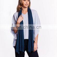 Women v Neck Half Sleeve Batwing Pullover Sweater thumbnail-3