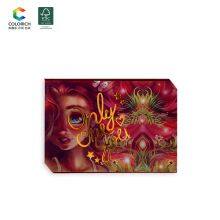 Wholesale Empty Eyeshadow Palette Magnetic Paper Case Makeup Packaging Eyeshadow Container High Pigmented Eyeshadow Palette thumbnail-3