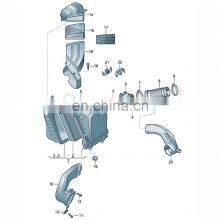 BBmart Auto Parts Air Filter Assembly for Audi A4 S4 OE 06C133837K Factory Low Price thumbnail-1