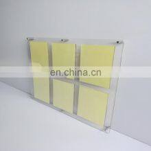 6 A4 Portraits Clear Wall Mounted Acrylic Information Noticeboard thumbnail-4