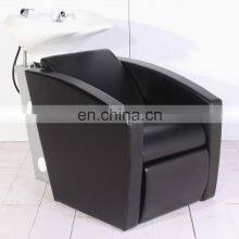 Hair Salon Lay Down Washing Salon Shampoo Chair Stainless Steel Frame Shampoo Unit Chair With Bowl and Sink
