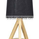 Hand Made Wood Table Lamp, Natural Wood Base, T/C Shade, CE, SAA, ROHS thumbnail-2