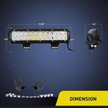 Waterproof Car Double Row 72W Off Road LED Work Light Bar 12inch for Jeep UTV ATV Truck Boat thumbnail-4