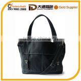 The Leather In Corded CanvasTote Canvas Bag thumbnail-1