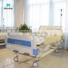Manufacturer Good Quality Hand-operated 2 Function Cranks Medical Med Beds Metal Manual Clinic Patient Care Use Hospital Bed thumbnail-1