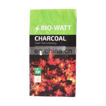 Произвольные высококачественные пустые упаковки из трехслойного плотного коричневого картона для брусочков из древесного угля для барбекю весом 3 кг, 5 кг, 10 кг